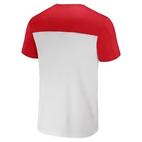 T-shirt colorblock crème pour homme de la collection NFL x Darius Rucker Fanatics Kansas City Chiefs