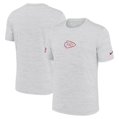 Men's Nike Ash Kansas City Chiefs Sideline Velocity Dri-FIT T-Shirt