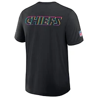 Men's Nike Black Kansas City Chiefs 2025 NFL Crucial Catch Tri-Blend Dri-FIT T-Shirt