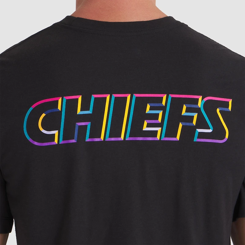 Men's Nike Black Kansas City Chiefs 2025 NFL Crucial Catch Tri-Blend Dri-FIT T-Shirt