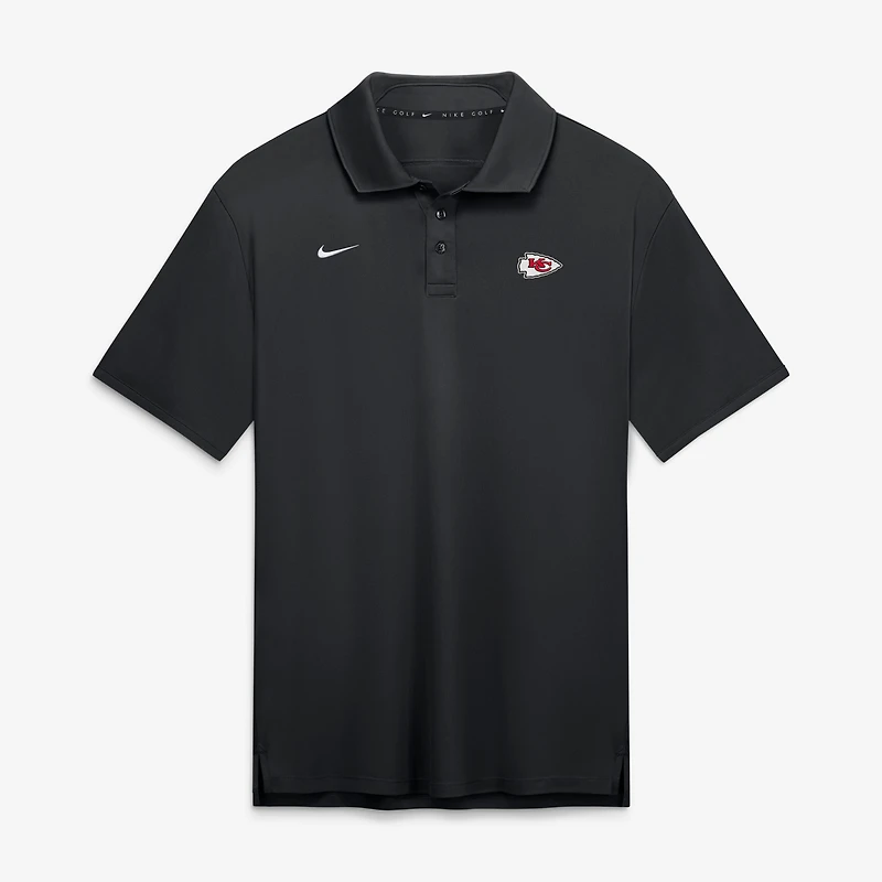 Men's Nike Black Kansas City Chiefs Par Solid Dri-FIT Polo