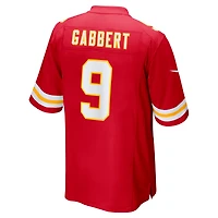 Maillot de match Nike Blaine Gabbert pour hommes, rouge, Kansas City Chiefs