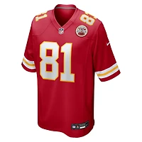 Men's Nike Blake Bell Red Kansas City Chiefs Game Player Jersey