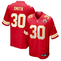 Maillot Nike Brashard Smith rouge pour homme des Kansas City Chiefs