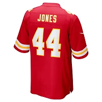 Men's Nike Cam Jones  Red Kansas City Chiefs Game Jersey