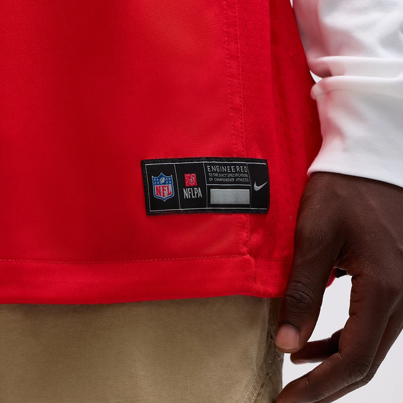 Men's Nike Chris Jones Red Kansas City Chiefs Game Jersey