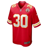 Men's Nike Chris Roland-Wallace  Red Kansas City Chiefs Game Jersey