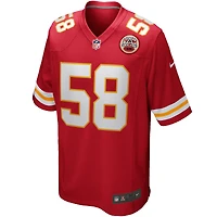 Maillot de joueur retraité Nike Derrick Thomas des Chiefs Kansas City pour hommes, rouge
