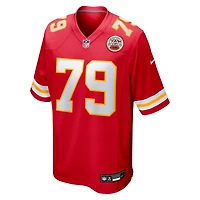 Men's Nike Esa Pole  Red Kansas City Chiefs Team Game Jersey