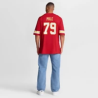 Men's Nike Esa Pole  Red Kansas City Chiefs Team Game Jersey