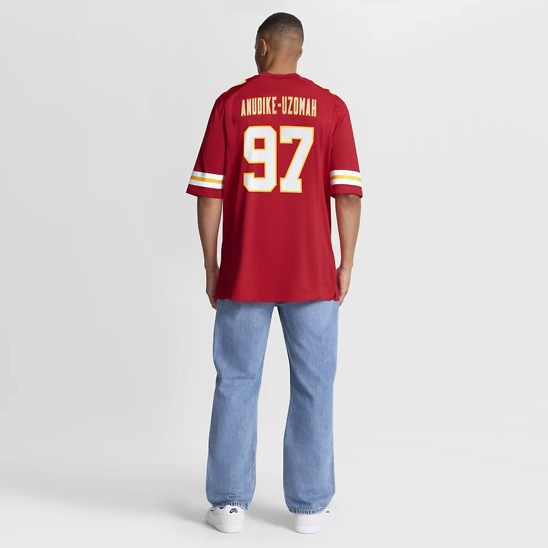 Men's Nike Felix Anudike-Uzomah Red Kansas City Chiefs Game Jersey