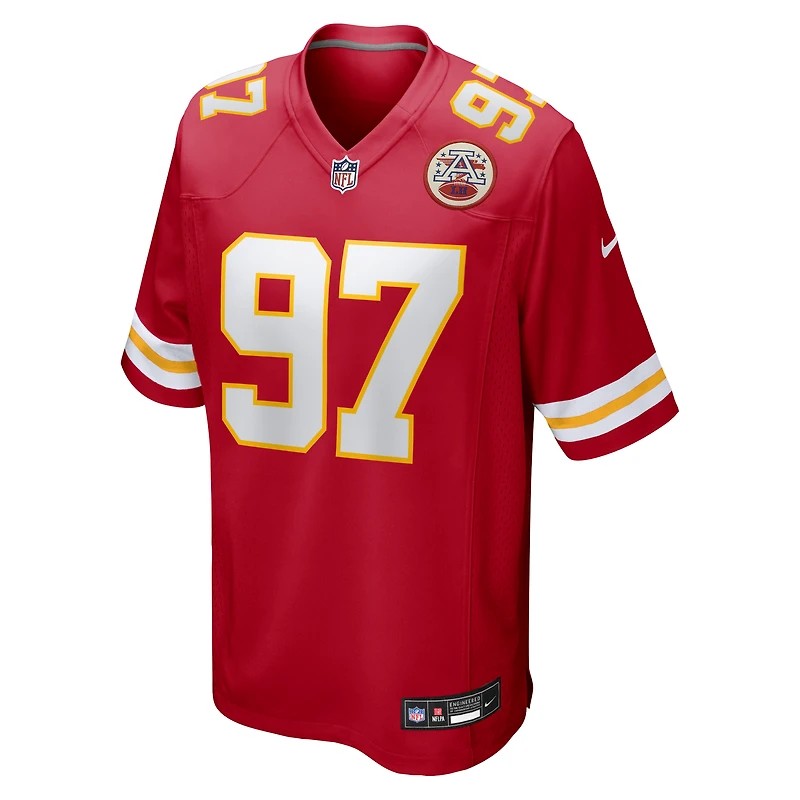 Men's Nike Felix Anudike-Uzomah Red Kansas City Chiefs Game Jersey