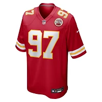 Men's Nike Felix Anudike-Uzomah Red Kansas City Chiefs  Game Jersey