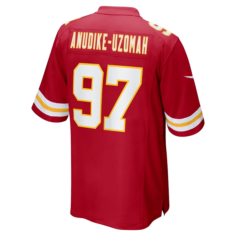 Maillot de match Nike Felix Anudike-Uzomah rouge Kansas City Chiefs pour homme