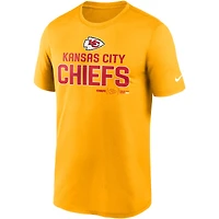 Men's Nike Gold Kansas City Chiefs Legend Community Performance T-Shirt