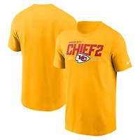 T-shirt essentiel local des Chiefs de Kansas City Nike doré pour homme