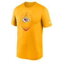 Men's Nike Gold Kansas City Chiefs Primetime Legend Icon Performance T-Shirt