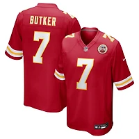 Men's Nike Harrison Butker Red Kansas City Chiefs Game Jersey
