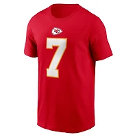 T-shirt avec nom et numéro Nike Harrison Butker pour hommes, rouge, Kansas City Chiefs