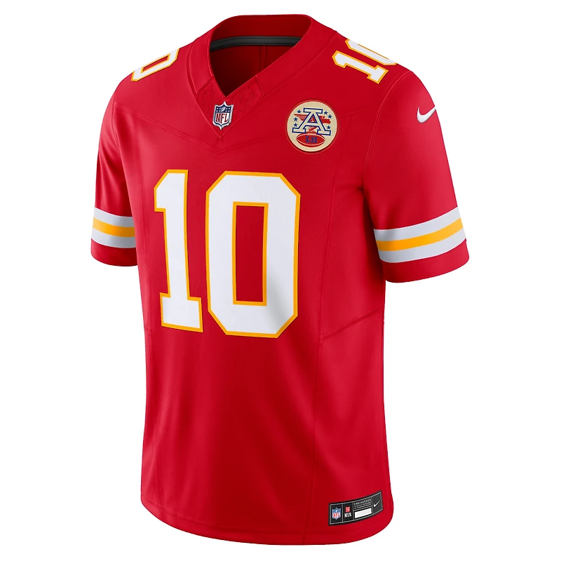 Men's Nike Isiah Pacheco Red Kansas City Chiefs Vapor F.U.S.E. Limited Jersey