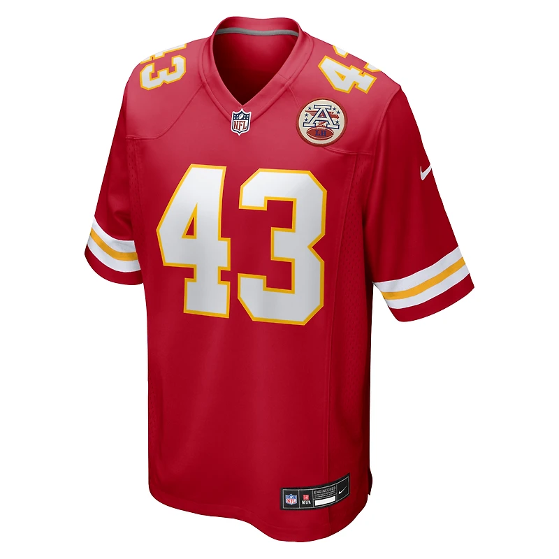 Maillot Nike Jack Cochrane pour homme, rouge, joueur de match des Chiefs Kansas City