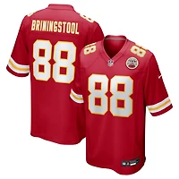 Men's Nike Jake Briningstool  Red Kansas City Chiefs Team Game Jersey