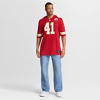 Men's Nike James Winchester Red Kansas City Chiefs Game Jersey