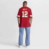 Men's Nike Jared Wiley  Red Kansas City Chiefs Game Jersey