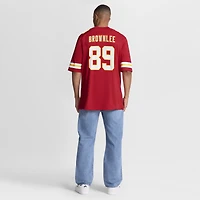 Men's Nike Jason Brownlee  Red Kansas City Chiefs Team Game Jersey