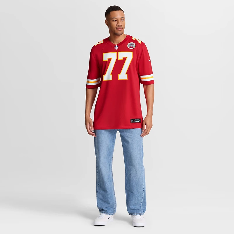 Maillot Nike Jaylon Moore rouge pour homme des Kansas City Chiefs