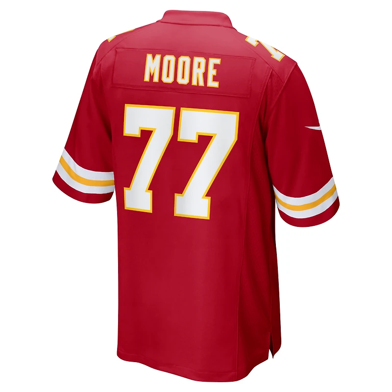 Men's Nike Jaylon Moore Red Kansas City Chiefs Team Game Jersey