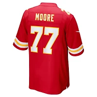 Maillot Nike Jaylon Moore rouge pour homme des Kansas City Chiefs