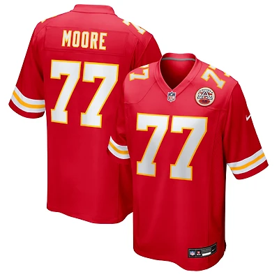 Maillot Nike Jaylon Moore rouge pour homme des Kansas City Chiefs