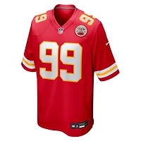 Men's Nike Jerry Tillery  Red Kansas City Chiefs Team Game Jersey