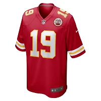 Men's Nike Kadarius Toney Red Kansas City Chiefs Game Player Jersey