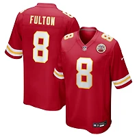 Men's Nike Kristian Fulton  Red Kansas City Chiefs Team Game Jersey