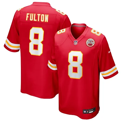 Maillot Nike Kristian Fulton rouge pour homme des Kansas City Chiefs
