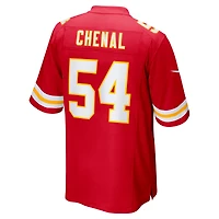 Men's Nike Leo Chenal Red Kansas City Chiefs Game Player Jersey