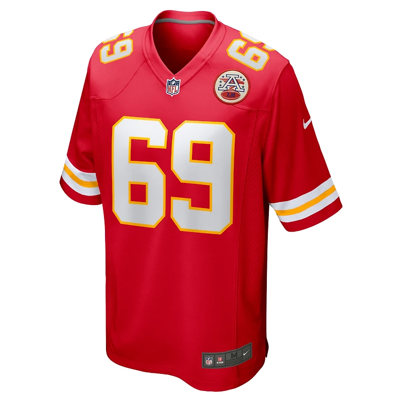 Men's Nike Mike Pennel  Red Kansas City Chiefs Game Jersey