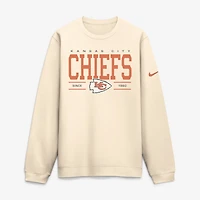Men's Nike Natural Kansas City Chiefs Always Reppin' Club Sweatshirt