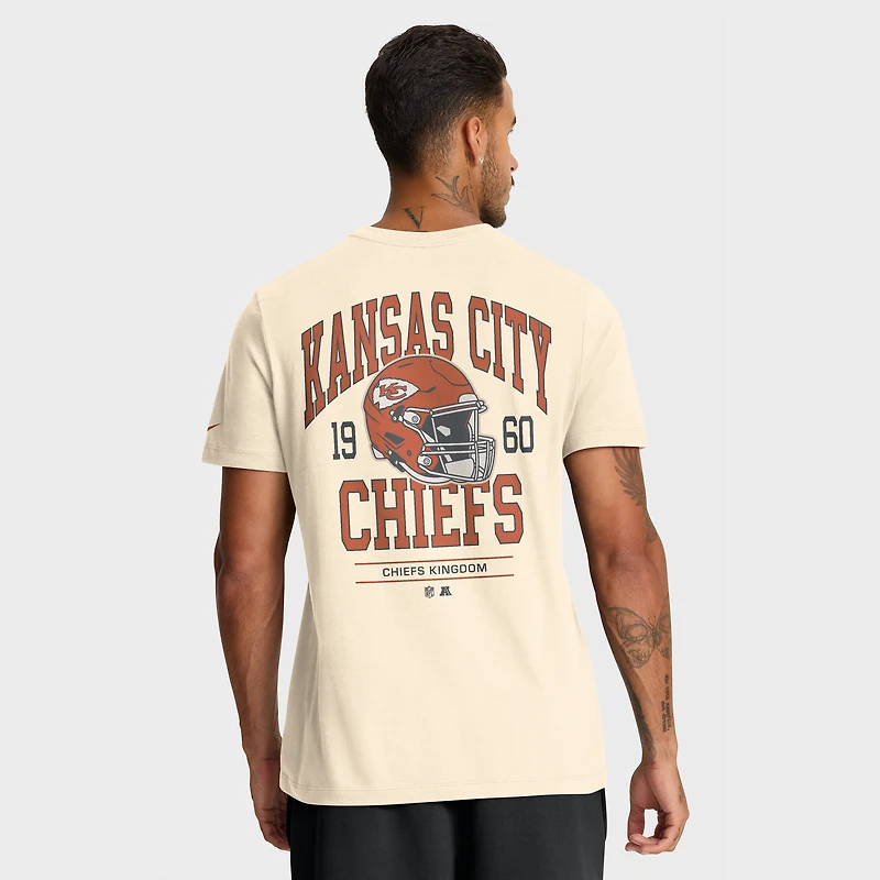 Men's Nike Natural Kansas City Chiefs Freestyle Essential T-Shirt