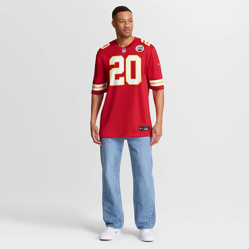 Men's Nike Nohl Williams  Red Kansas City Chiefs Team Game Jersey