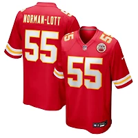 Men's Nike Omarr Norman-Lott  Red Kansas City Chiefs Team Game Jersey