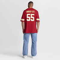 Men's Nike Omarr Norman-Lott  Red Kansas City Chiefs Team Game Jersey