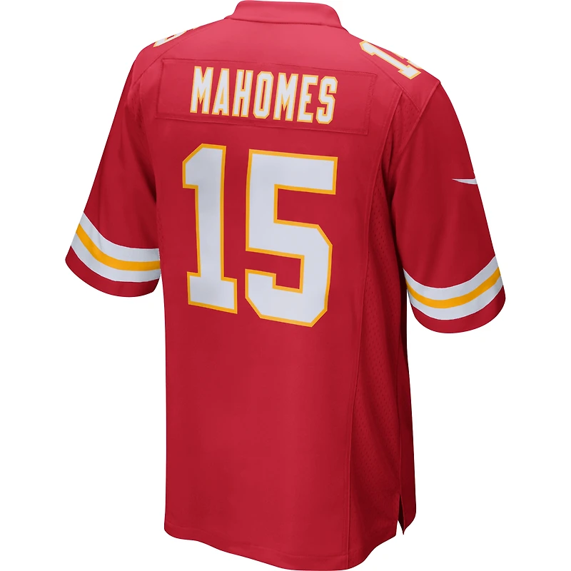 Maillot de match Nike Patrick Mahomes pour hommes, rouge, Kansas City Chiefs