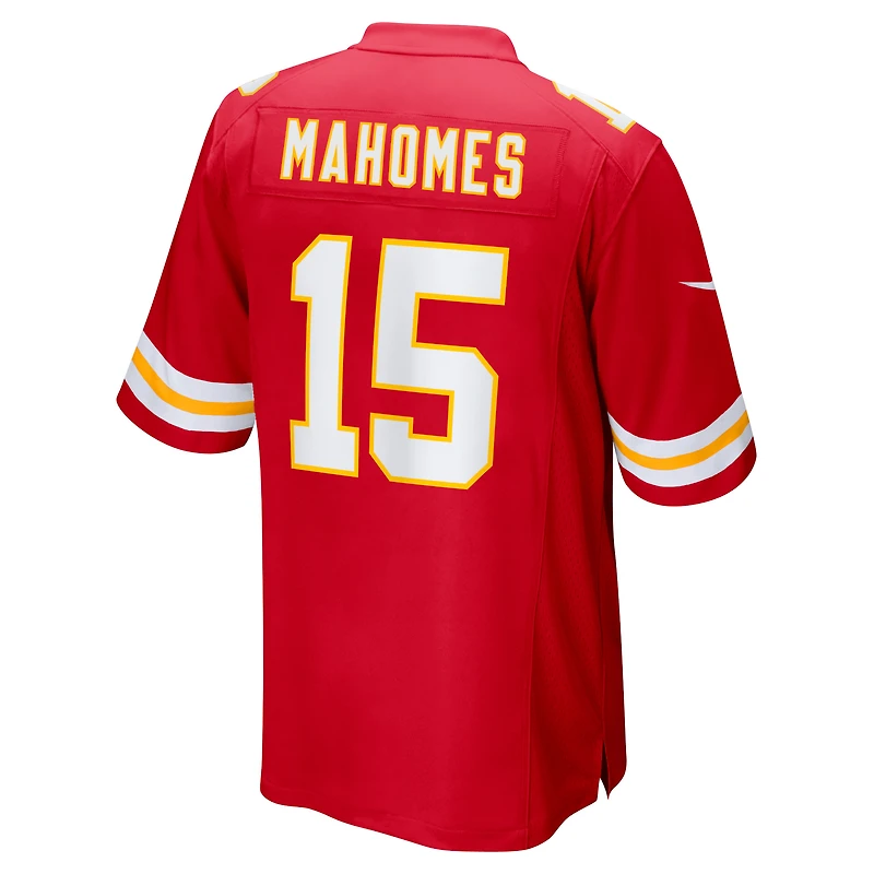 Maillot de match Nike Patrick Mahomes pour hommes, rouge, Kansas City Chiefs