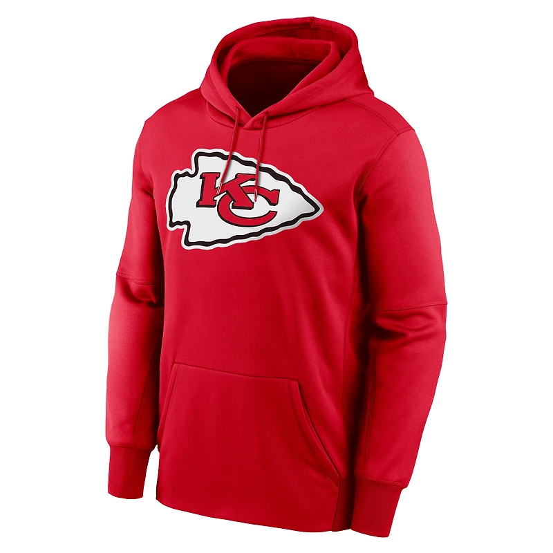 Men's Nike Patrick Mahomes Red Kansas City Chiefs Player Name & Number Therma Hoodie