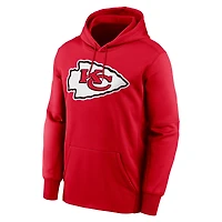 Men's Nike Patrick Mahomes Red Kansas City Chiefs Player Name & Number Therma Hoodie