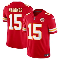Men's Nike Patrick Mahomes Red Kansas City Chiefs Team Vapor F.U.S.E. Stitched Limited Jersey
