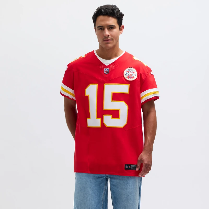 Men's Nike Patrick Mahomes Red Kansas City Chiefs  Vapor F.U.S.E. Elite Jersey